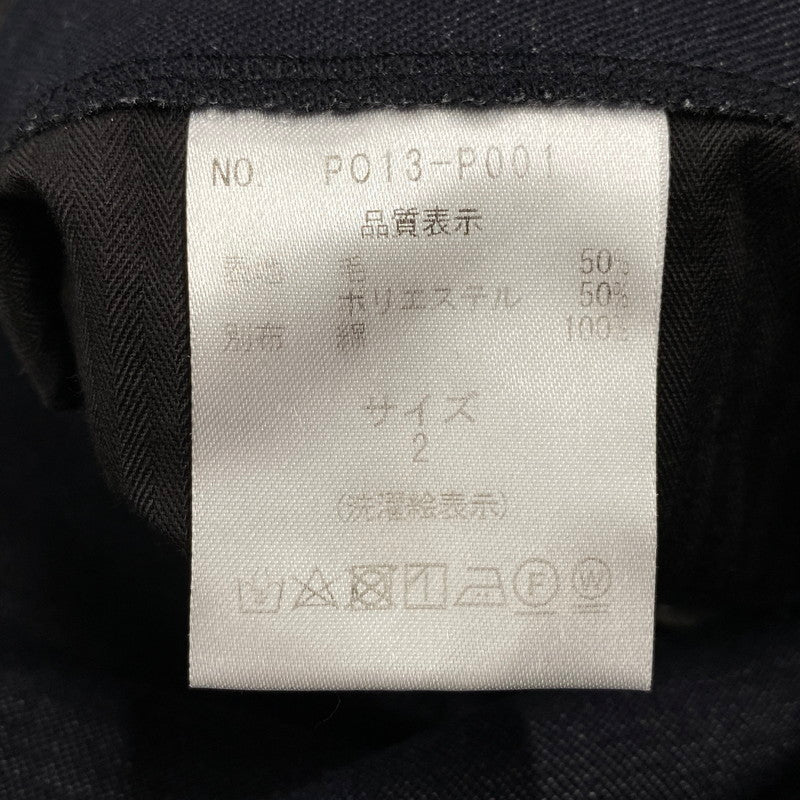 【中古品】【メンズ】 PORT BY ARK ポートバイアーク WOOL DENIM CHAMBRAY 2B JACKET & PANTS SET-UP PO13-J001 PO13-P001 ジャケット パンツ セットアップ 140-260506-as-32-izu サイズ：2 カラー：ネイビー 万代Net店