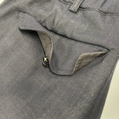 【中古品】【メンズ】 PORT BY ARK ポートバイアーク WOOL DENIM CHAMBRAY 2B JACKET & PANTS SET-UP PO13-J001 PO13-P001 ジャケット パンツ セットアップ 140-260506-as-32-izu サイズ：2 カラー：ネイビー 万代Net店