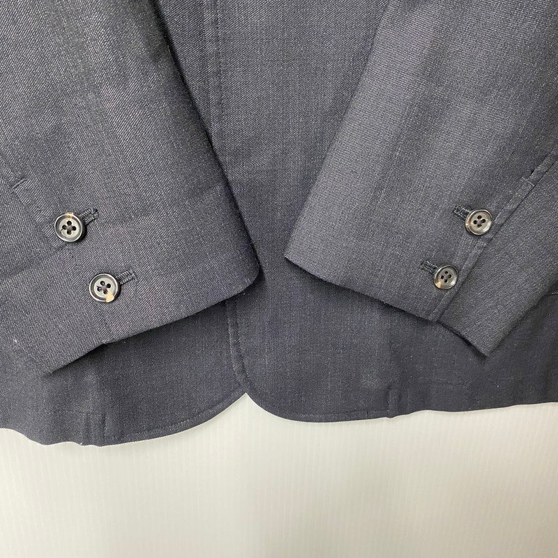 【中古品】【メンズ】 PORT BY ARK ポートバイアーク WOOL DENIM CHAMBRAY 2B JACKET & PANTS SET-UP PO13-J001 PO13-P001 ジャケット パンツ セットアップ 140-260506-as-32-izu サイズ：2 カラー：ネイビー 万代Net店