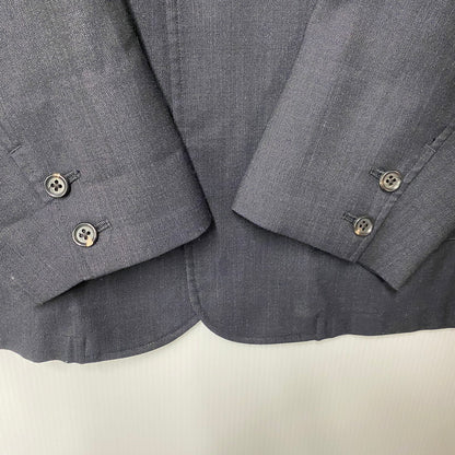 【中古品】【メンズ】 PORT BY ARK ポートバイアーク WOOL DENIM CHAMBRAY 2B JACKET & PANTS SET-UP PO13-J001 PO13-P001 ジャケット パンツ セットアップ 140-260506-as-32-izu サイズ：2 カラー：ネイビー 万代Net店