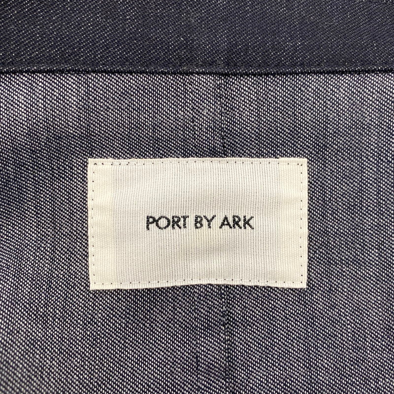 【中古品】【メンズ】 PORT BY ARK ポートバイアーク WOOL DENIM CHAMBRAY 2B JACKET & PANTS SET-UP PO13-J001 PO13-P001 ジャケット パンツ セットアップ 140-260506-as-32-izu サイズ：2 カラー：ネイビー 万代Net店