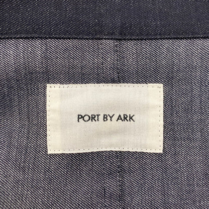 【中古品】【メンズ】 PORT BY ARK ポートバイアーク WOOL DENIM CHAMBRAY 2B JACKET & PANTS SET-UP PO13-J001 PO13-P001 ジャケット パンツ セットアップ 140-260506-as-32-izu サイズ：2 カラー：ネイビー 万代Net店