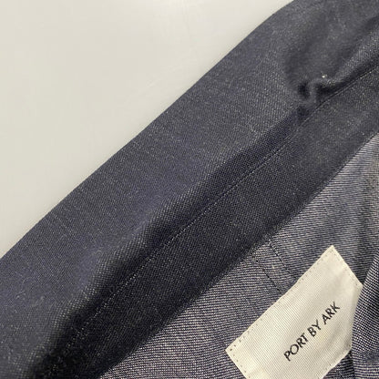 【中古品】【メンズ】 PORT BY ARK ポートバイアーク WOOL DENIM CHAMBRAY 2B JACKET & PANTS SET-UP PO13-J001 PO13-P001 ジャケット パンツ セットアップ 140-260506-as-32-izu サイズ：2 カラー：ネイビー 万代Net店