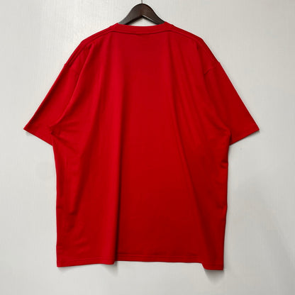 【中古品】【メンズ】 BALENCIAGA バレンシアガ SWIMWEAR TECHNICAL MESH SWIM T-SHIRT 857027 テクニカル メッシュ スイムTシャツ 半袖 トップス 141-260506-as-20-izu サイズ：L カラー：レッド 万代Net店