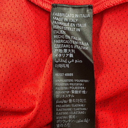 【中古品】【メンズ】 BALENCIAGA バレンシアガ SWIMWEAR TECHNICAL MESH SWIM T-SHIRT 857027 テクニカル メッシュ スイムTシャツ 半袖 トップス 141-260506-as-20-izu サイズ：L カラー：レッド 万代Net店