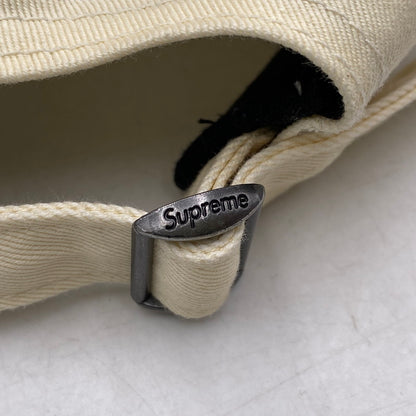【中古品】【メンズ/レディース】 Supreme シュプリーム S LOGO 6-PANEL CAP Sロゴ 6パネル キャップ 帽子 185-260506-as-13-izu サイズ：ONE SIZE カラー：クリーム系 万代Net店