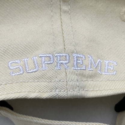 【中古品】【メンズ/レディース】 Supreme シュプリーム S LOGO 6-PANEL CAP Sロゴ 6パネル キャップ 帽子 185-260506-as-13-izu サイズ：ONE SIZE カラー：クリーム系 万代Net店