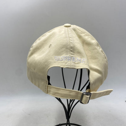 【中古品】【メンズ/レディース】 Supreme シュプリーム S LOGO 6-PANEL CAP Sロゴ 6パネル キャップ 帽子 185-260506-as-13-izu サイズ：ONE SIZE カラー：クリーム系 万代Net店
