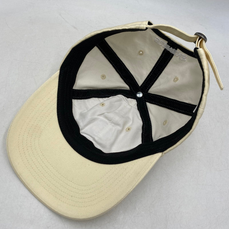 【中古品】【メンズ/レディース】 Supreme シュプリーム S LOGO 6-PANEL CAP Sロゴ 6パネル キャップ 帽子 185-260506-as-13-izu サイズ：ONE SIZE カラー：クリーム系 万代Net店