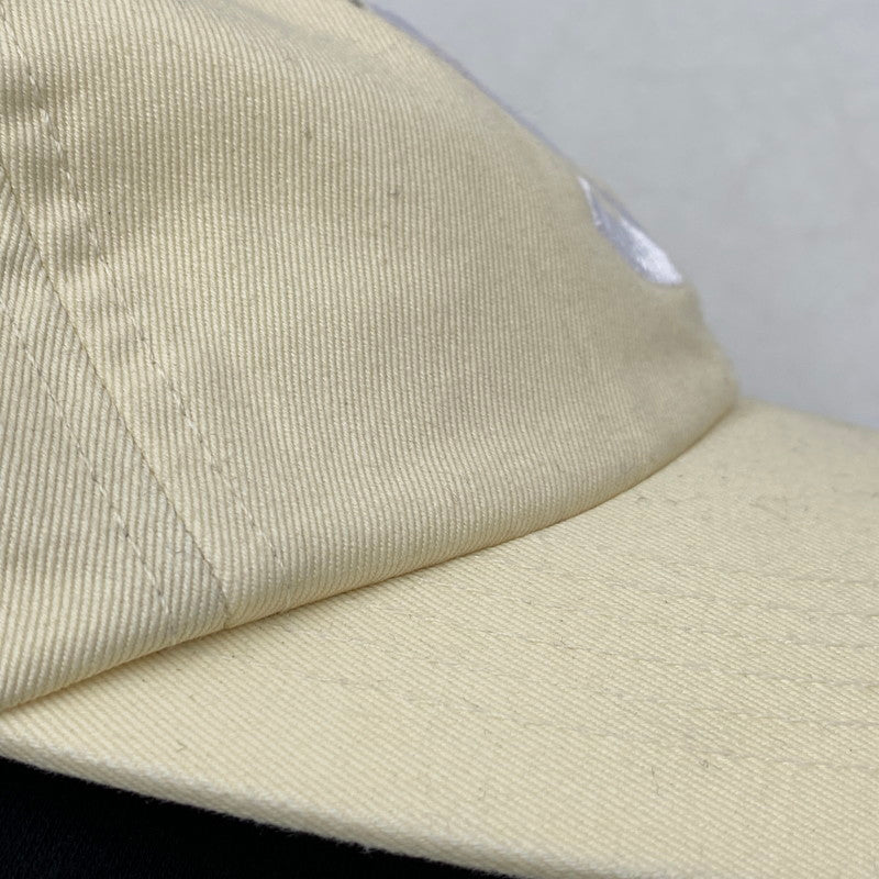 【中古品】【メンズ/レディース】 Supreme シュプリーム S LOGO 6-PANEL CAP Sロゴ 6パネル キャップ 帽子 185-260506-as-13-izu サイズ：ONE SIZE カラー：クリーム系 万代Net店
