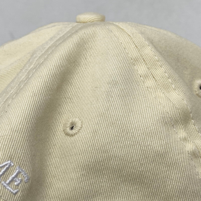 【中古品】【メンズ/レディース】 Supreme シュプリーム S LOGO 6-PANEL CAP Sロゴ 6パネル キャップ 帽子 185-260506-as-13-izu サイズ：ONE SIZE カラー：クリーム系 万代Net店