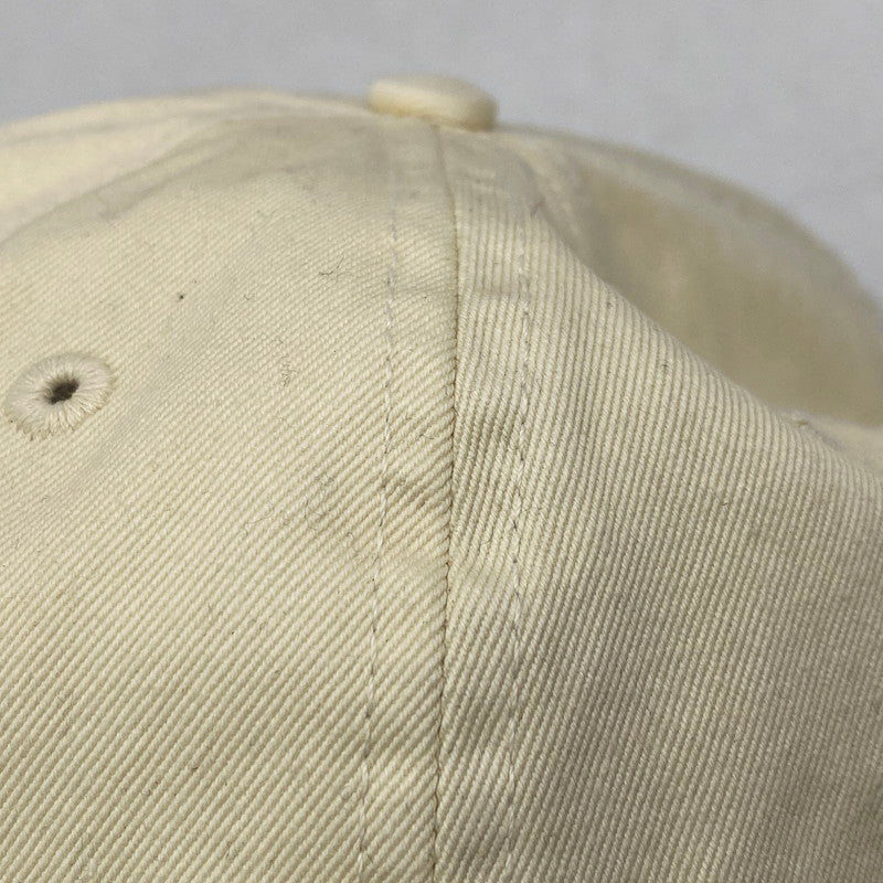 【中古品】【メンズ/レディース】 Supreme シュプリーム S LOGO 6-PANEL CAP Sロゴ 6パネル キャップ 帽子 185-260506-as-13-izu サイズ：ONE SIZE カラー：クリーム系 万代Net店