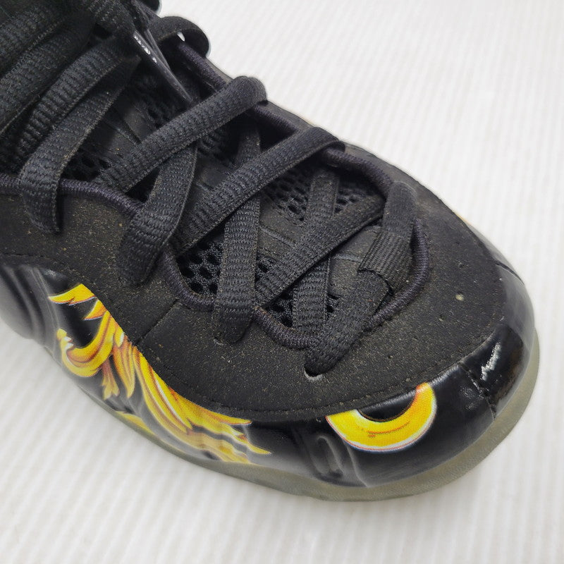 【中古品】【メンズ】 NIKE ナイキ × SUPREME シュプリーム AIR FOAMPOSITE 1 SUPREME SP 652792-001 エアフォームポジットワン スニーカー シューズ 靴 160-260506-as-12-izu サイズ：28cm カラー：BLACK/BLACK-METALLIC GOLD 万代Net店