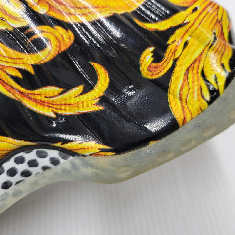 【中古品】【メンズ】 NIKE ナイキ × SUPREME シュプリーム AIR FOAMPOSITE 1 SUPREME SP 652792-001 エアフォームポジットワン スニーカー シューズ 靴 160-260506-as-12-izu サイズ：28cm カラー：BLACK/BLACK-METALLIC GOLD 万代Net店