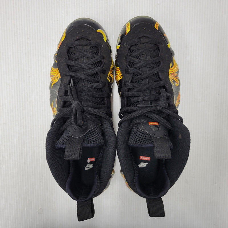 【中古品】【メンズ】 NIKE ナイキ × SUPREME シュプリーム AIR FOAMPOSITE 1 SUPREME SP 652792-001 エアフォームポジットワン スニーカー シューズ 靴 160-260506-as-12-izu サイズ：28cm カラー：BLACK/BLACK-METALLIC GOLD 万代Net店