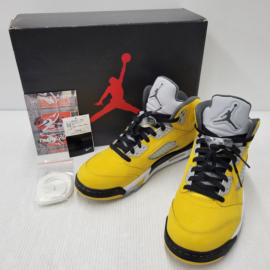 【中古品】【メンズ】 NIKE ナイキ AIR JORDAN 5 RETRO IO3372-700 エア ジョーダン 5 レトロ スニーカー シューズ 靴 160-260506-as-08-izu サイズ：28.5cm カラー：VARSITY MAIZE/BLACK-WOLF GREY-ANTHRACITE 万代Net店