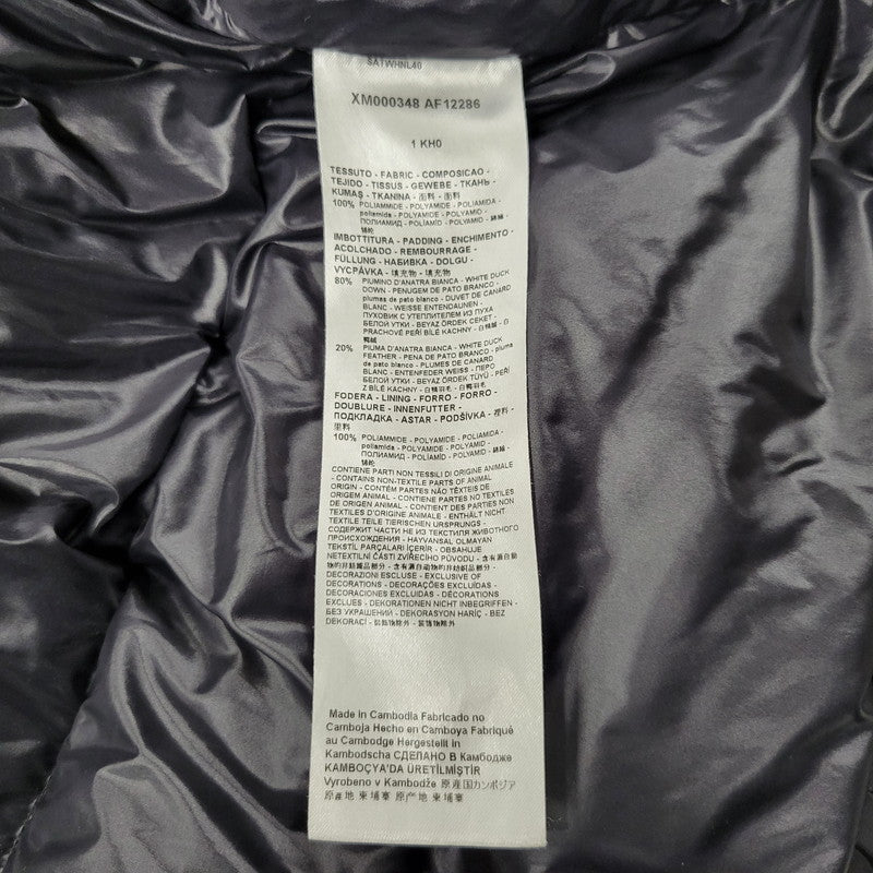 【中古品】【メンズ】 ARMANI EXCHANGE アルマーニエクスチェンジ XM000348 ICON HOODED DOWN JACKET フーデッド ダウン ジャケット アウター 141-260505-kh-01-izu サイズ：L カラー：ブラック 万代Net店