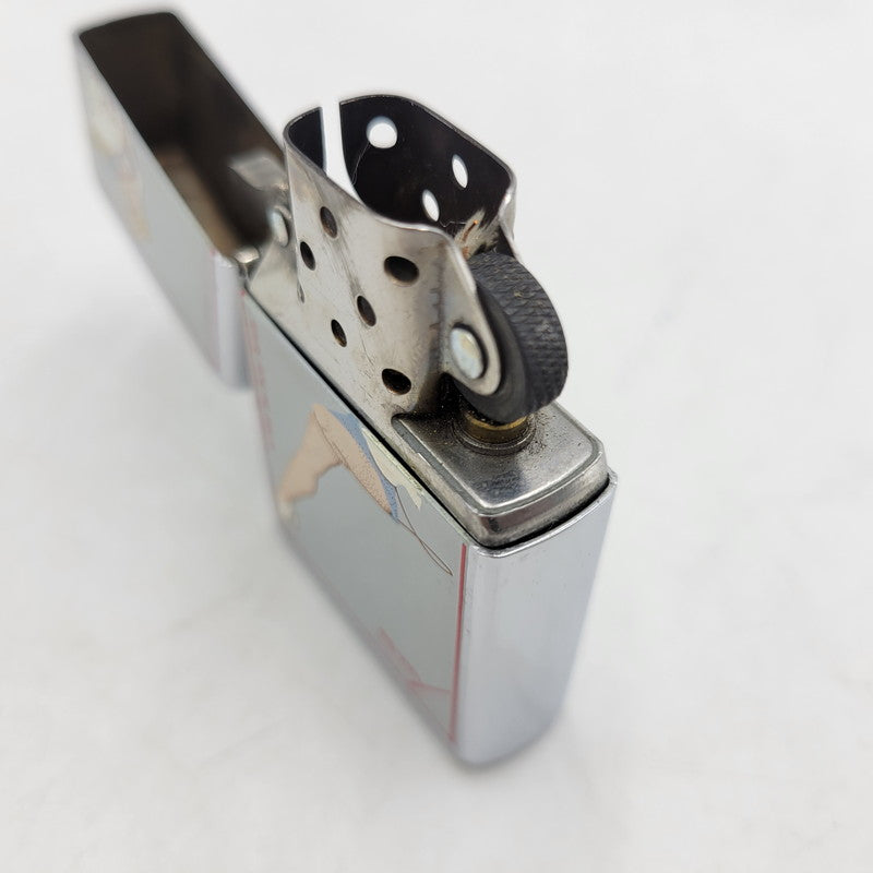 【中古品】【メンズ/レディース】 ZIPPO ジッポ THE PETTY GIRL OIL LIGHTER ペティガール オイルライター 喫煙具 206-260516-as-40-izu カラー：シルバー 万代Net店