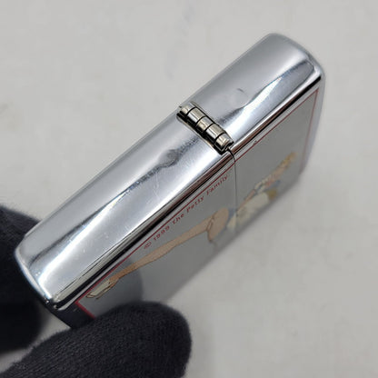 【中古品】【メンズ/レディース】 ZIPPO ジッポ THE PETTY GIRL OIL LIGHTER ペティガール オイルライター 喫煙具 206-260516-as-40-izu カラー：シルバー 万代Net店