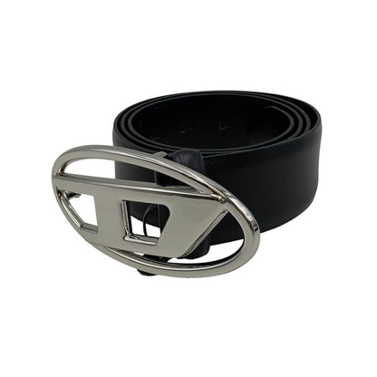 【中古品】【メンズ】 DIESEL X10133 COW LEATHER BELT カウ レザー ベルト 小物 205-260506-cs-07-izu サイズ：90/36 カラー：ブラック 万代Net店