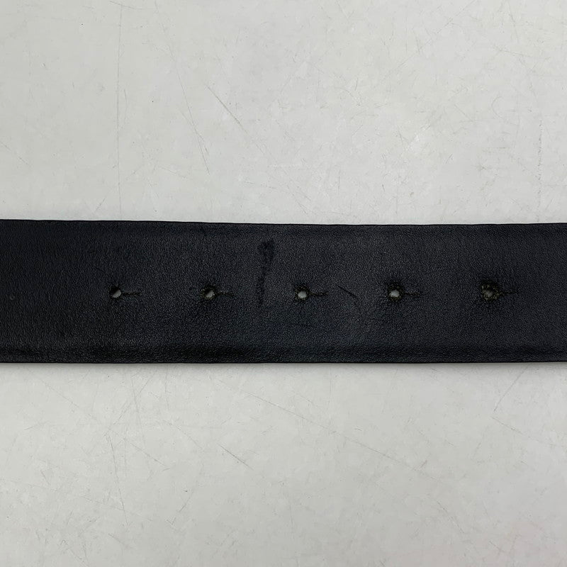 【中古品】【メンズ】 DIESEL X10133 COW LEATHER BELT カウ レザー ベルト 小物 205-260506-cs-07-izu サイズ：90/36 カラー：ブラック 万代Net店