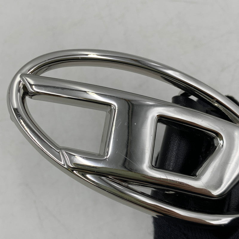 【中古品】【メンズ】 DIESEL X10133 COW LEATHER BELT カウ レザー ベルト 小物 205-260506-cs-07-izu サイズ：90/36 カラー：ブラック 万代Net店
