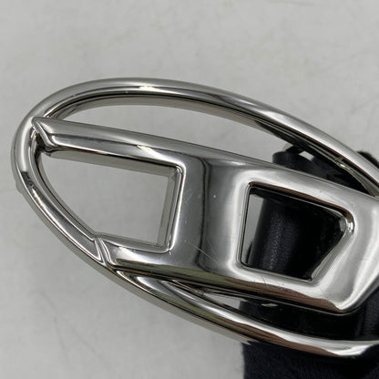 【中古品】【メンズ】 DIESEL X10133 COW LEATHER BELT カウ レザー ベルト 小物 205-260506-cs-07-izu サイズ：90/36 カラー：ブラック 万代Net店