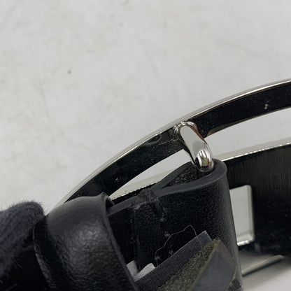 【中古品】【メンズ】 DIESEL X10133 COW LEATHER BELT カウ レザー ベルト 小物 205-260506-cs-07-izu サイズ：90/36 カラー：ブラック 万代Net店