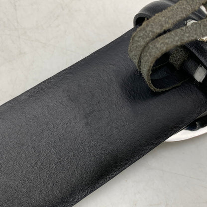 【中古品】【メンズ】 DIESEL X10133 COW LEATHER BELT カウ レザー ベルト 小物 205-260506-cs-07-izu サイズ：90/36 カラー：ブラック 万代Net店