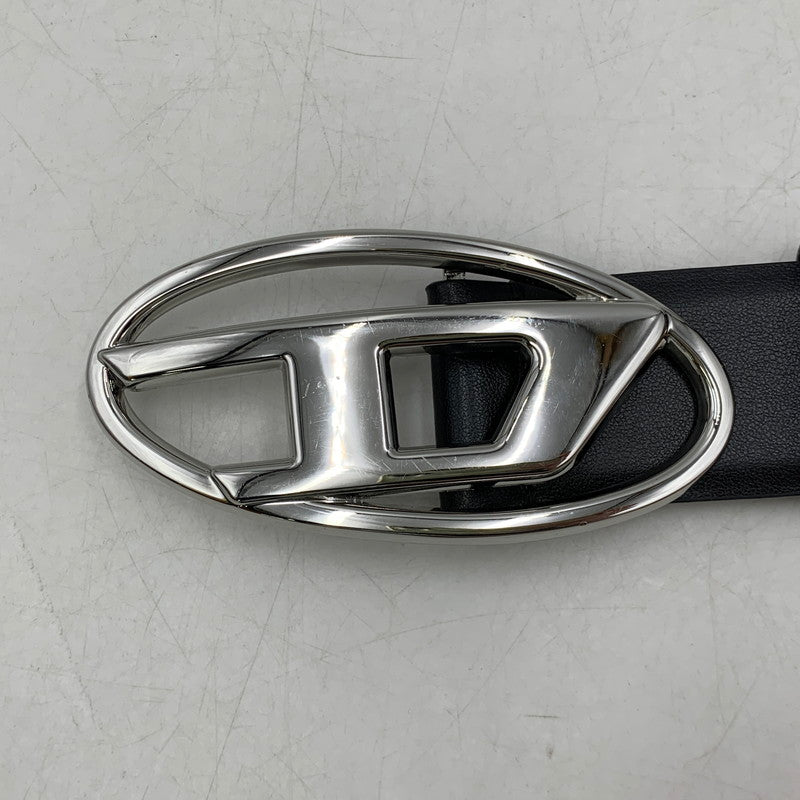 【中古品】【メンズ】 DIESEL X10133 COW LEATHER BELT カウ レザー ベルト 小物 205-260506-cs-07-izu サイズ：90/36 カラー：ブラック 万代Net店