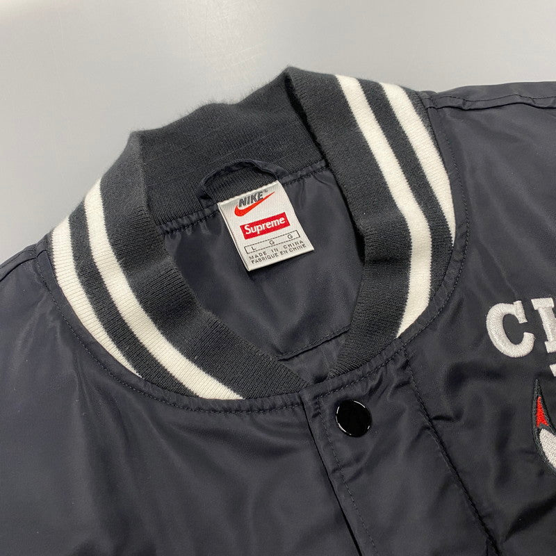【中古品】【メンズ】 SUPREME×NIKE シュプリーム×ナイキ AO3631-010 NBA TEAMS WARM-UP JACKET エヌビーエー チーム ウォームアップ ジャケット アウター 149-260507-cs-09-izu サイズ：L カラー：ブラック 万代Net店