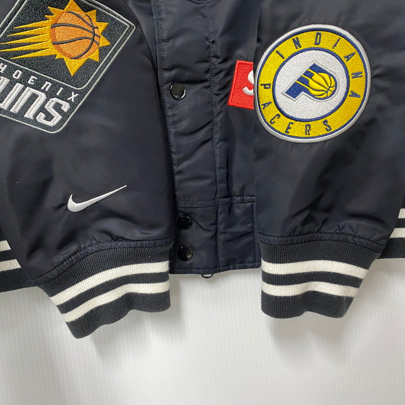 【中古品】【メンズ】 SUPREME×NIKE シュプリーム×ナイキ AO3631-010 NBA TEAMS WARM-UP JACKET エヌビーエー チーム ウォームアップ ジャケット アウター 149-260507-cs-09-izu サイズ：L カラー：ブラック 万代Net店