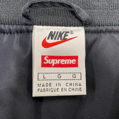 【中古品】【メンズ】 SUPREME×NIKE シュプリーム×ナイキ AO3631-010 NBA TEAMS WARM-UP JACKET エヌビーエー チーム ウォームアップ ジャケット アウター 149-260507-cs-09-izu サイズ：L カラー：ブラック 万代Net店