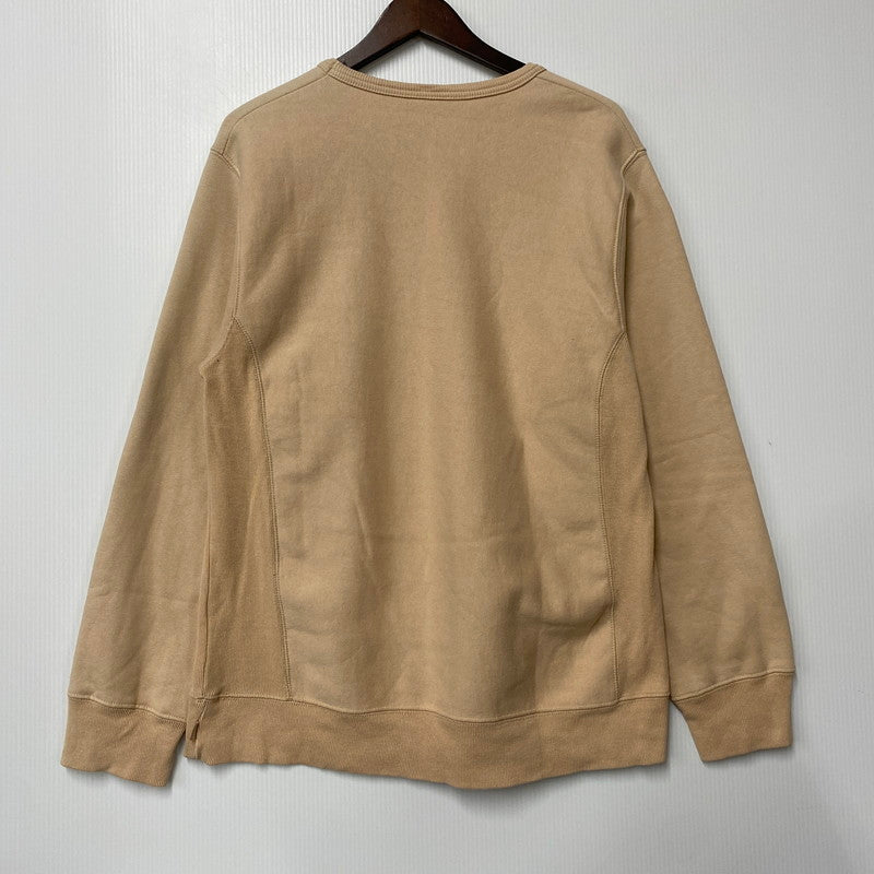 【中古品】【メンズ】 OLD SUPREME オールド シュプリーム 04AW BASKETBALL CREWNECK SWEAT バスケットボール クルーネック スウェット トップス 長袖 149-260507-cs-07-izu サイズ：L カラー：ベージュ 万代Net店