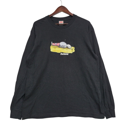 【中古品】【メンズ】 SUPREME シュプリーム NEIL BLENDER ARROW LS TEE ニール ブレンダー アロウ ロングスリーブ Tシャツ トップス 149-260505-kh-02-izu サイズ：M カラー：ブラック 万代Net店
