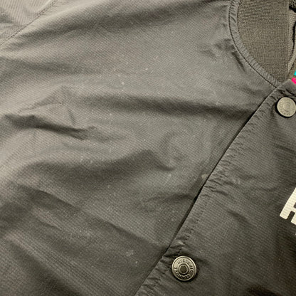 【中古品】【メンズ】 HYSTERIC GLAMOUR ヒステリックグラマー 02182AB01 ARM LOGO PERTEX JACKET アーム ロゴ パーテックス ジャケット アウター 140-260517-kh-07-izu サイズ：S カラー：ブラック 万代Net店