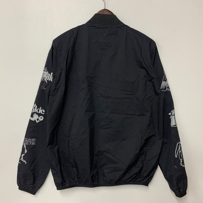 【中古品】【メンズ】 HYSTERIC GLAMOUR ヒステリックグラマー 02182AB01 ARM LOGO PERTEX JACKET アーム ロゴ パーテックス ジャケット アウター 140-260517-kh-07-izu サイズ：S カラー：ブラック 万代Net店
