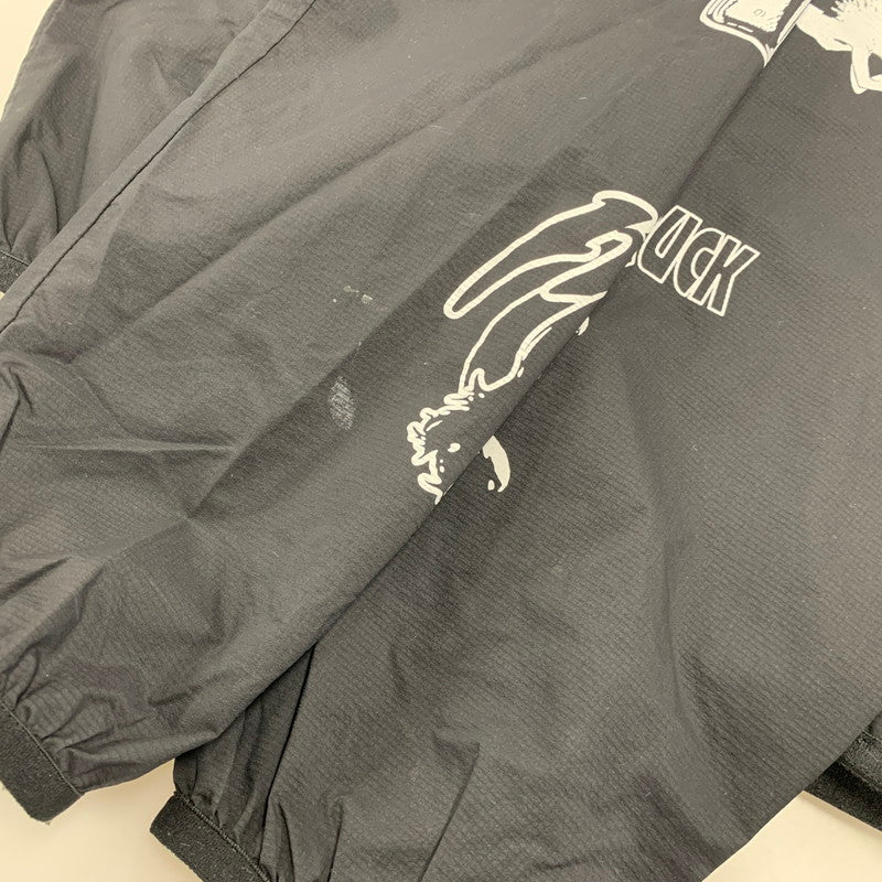 【中古品】【メンズ】 HYSTERIC GLAMOUR ヒステリックグラマー 02182AB01 ARM LOGO PERTEX JACKET アーム ロゴ パーテックス ジャケット アウター 140-260517-kh-07-izu サイズ：S カラー：ブラック 万代Net店