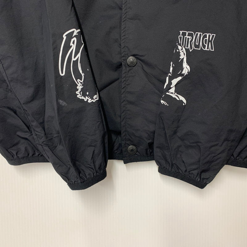 【中古品】【メンズ】 HYSTERIC GLAMOUR ヒステリックグラマー 02182AB01 ARM LOGO PERTEX JACKET アーム ロゴ パーテックス ジャケット アウター 140-260517-kh-07-izu サイズ：S カラー：ブラック 万代Net店