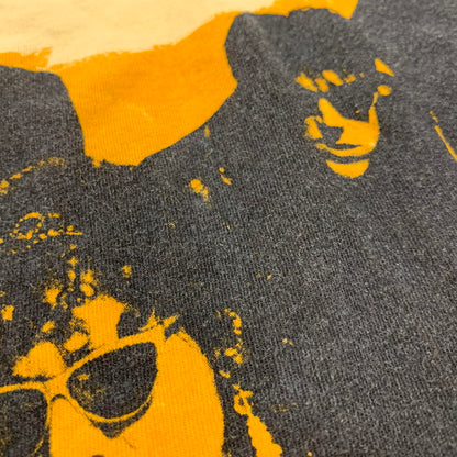 【中古品】【メンズ】 HYSTERIC GLAMOUR ヒステリックグラマー × THE CRAMPS ザ・クランプス CR ROCK'N BONES COVER L/S TEE 02171CL06 長袖 Tシャツ 140-260516-as-37-izu サイズ：XS カラー：イエロー系 万代Net店