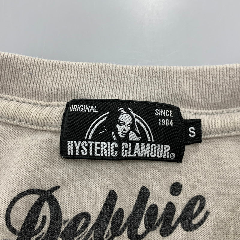 【中古品】【メンズ】 HYSTERIC GLAMOUR ヒステリックグラマー 02182CT12 DEBBIE HARRY PT SS TEE デビーハリー ショートスリーブ Tシャツ トップス 140-260517-kh-02-izu サイズ：S カラー：グレー 万代Net店