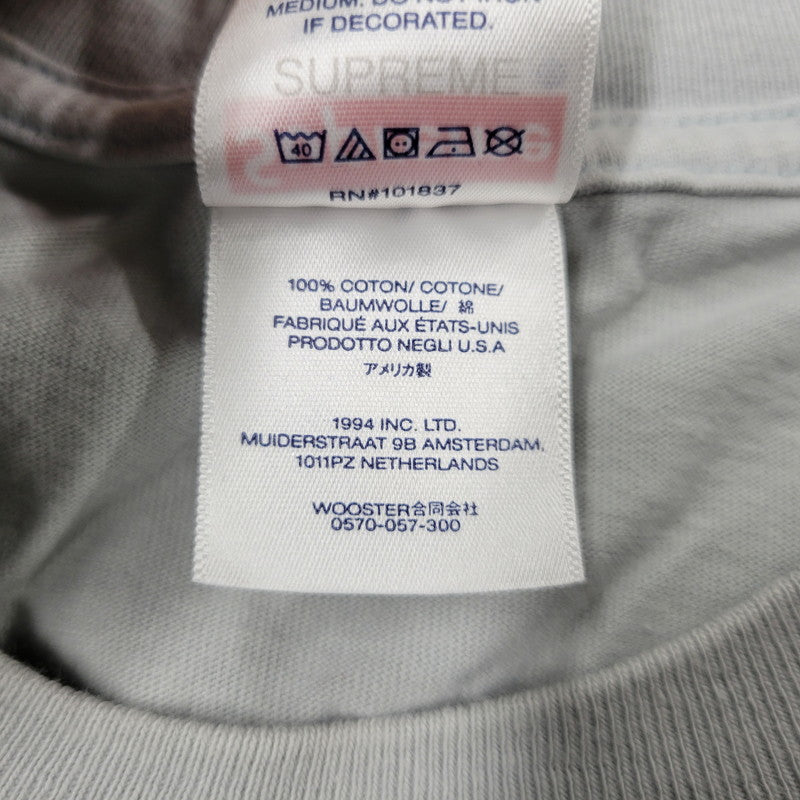 【中古品】【メンズ】 SUPREME シュプリーム STANDARD TEE スタンダード Tシャツ トップス 149-260505-kh-03-izu サイズ：M カラー：グレー 万代Net店