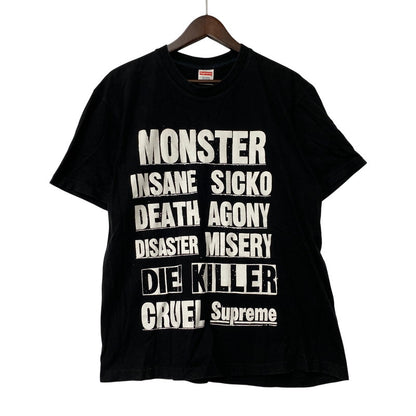 【中古品】【メンズ】 SUPREME シュプリーム 21FW MONSTER TEE モンスター Tシャツ トップス 半袖 149-260507-cs-02-izu サイズ：M カラー：ブラック 万代Net店