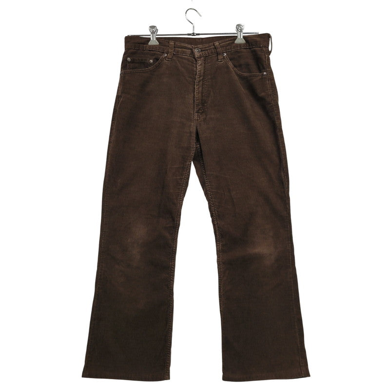 【中古品】【メンズ】 LEVI'S リーバイス CORDUROY BOOT CUT PANTS 517-15 コーデュロイ ブーツカットパンツ 刻印J38 白タブ 日本製 157-260513-as-04-izu サイズ：33×34 カラー：ブラウン 万代Net店