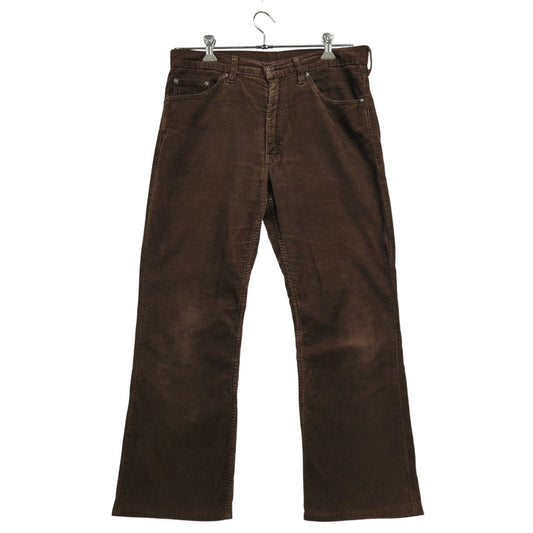【中古品】【メンズ】 LEVI'S リーバイス CORDUROY BOOT CUT PANTS 517-15 コーデュロイ ブーツカットパンツ 刻印J38 白タブ 日本製 157-260513-as-04-izu サイズ：33×34 カラー：ブラウン 万代Net店