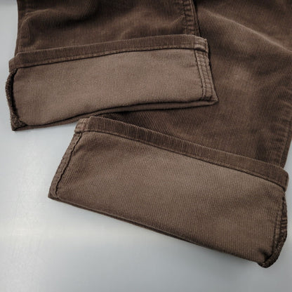 【中古品】【メンズ】 LEVI'S リーバイス CORDUROY BOOT CUT PANTS 517-15 コーデュロイ ブーツカットパンツ 刻印J38 白タブ 日本製 157-260513-as-04-izu サイズ：33×34 カラー：ブラウン 万代Net店