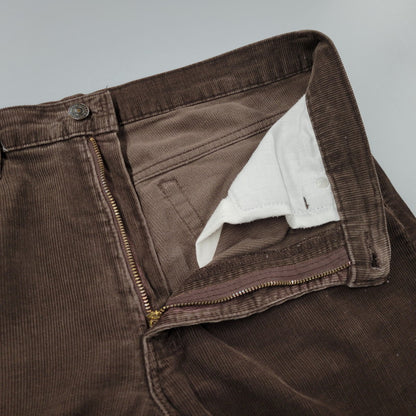 【中古品】【メンズ】 LEVI'S リーバイス CORDUROY BOOT CUT PANTS 517-15 コーデュロイ ブーツカットパンツ 刻印J38 白タブ 日本製 157-260513-as-04-izu サイズ：33×34 カラー：ブラウン 万代Net店