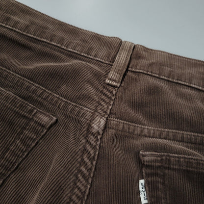 【中古品】【メンズ】 LEVI'S リーバイス CORDUROY BOOT CUT PANTS 517-15 コーデュロイ ブーツカットパンツ 刻印J38 白タブ 日本製 157-260513-as-04-izu サイズ：33×34 カラー：ブラウン 万代Net店