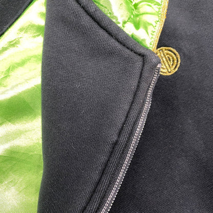 【中古品】【メンズ】 COOGI クージー 刺繍 SWORD FULL ZIP HOODIE ソード フル ジップ フーディー トップス 長袖 146-260518-cs-14-izu サイズ：4XL カラー：ブラック 万代Net店