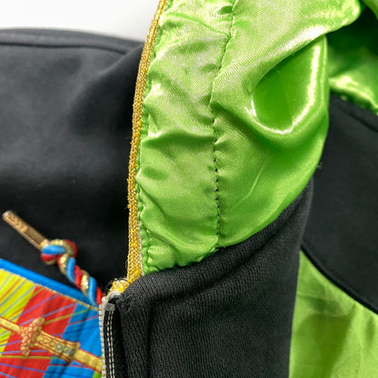 【中古品】【メンズ】 COOGI クージー 刺繍 SWORD FULL ZIP HOODIE ソード フル ジップ フーディー トップス 長袖 146-260518-cs-14-izu サイズ：4XL カラー：ブラック 万代Net店